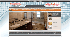 Desktop Screenshot of bathroomremodelingsuffolkcounty.com